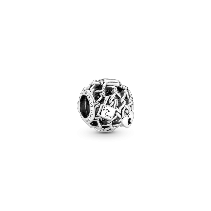 Heart and Padlock Charm Trio - Image 3