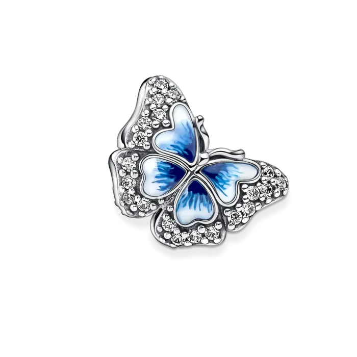 Blue Butterfly Sparkling Charm - Image 5