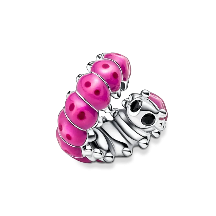 Cute Curled Caterpillar Charm - Image 5