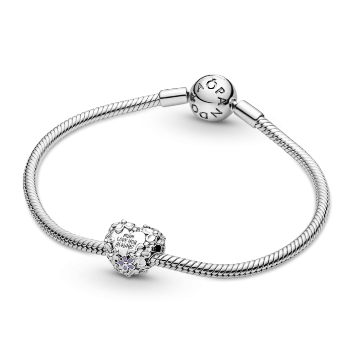 Mom Daisy Heart Charm - Image 4