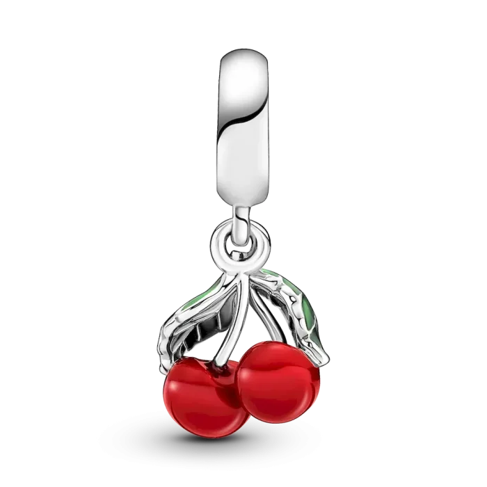 Asymmetrical Cherry Fruit Dangle Charm - Image 5