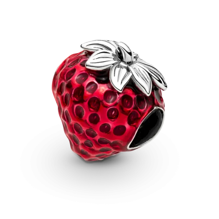 Seeded Strawberry Fruit Charm - Image 4