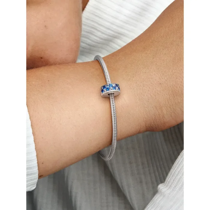 Blue Pavé Clip Charm - Image 2