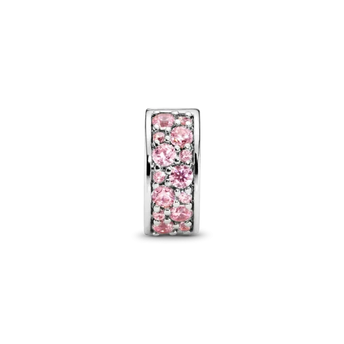 Pink Pavé Clip Charm - Image 5