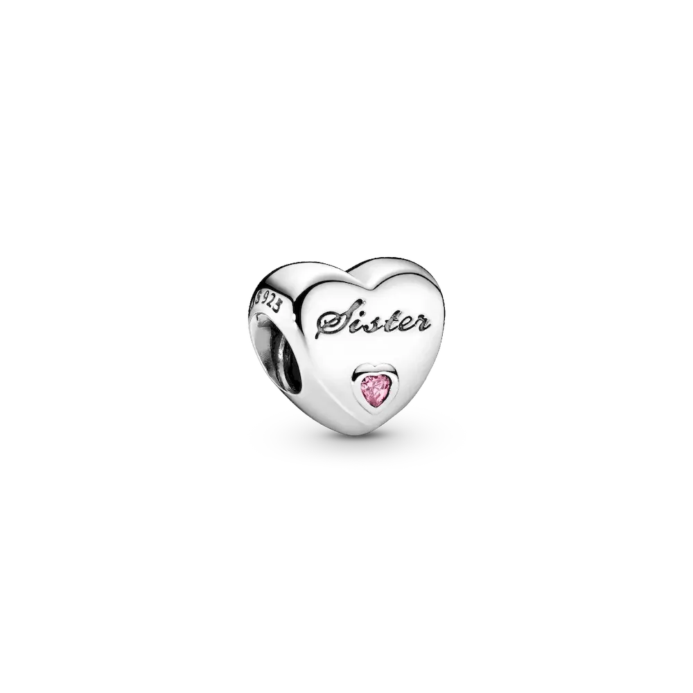 Sister Heart Charm