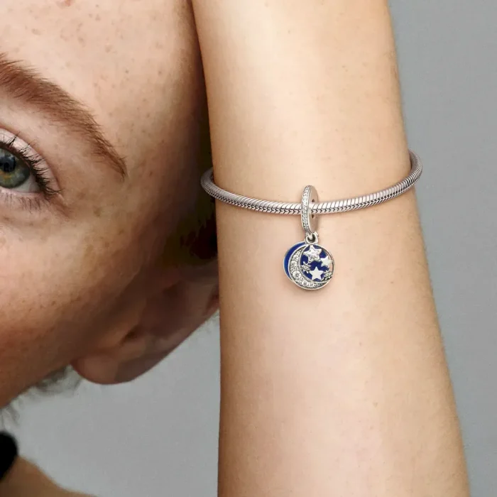 Moon & Blue Sky Dangle Charm - Image 2