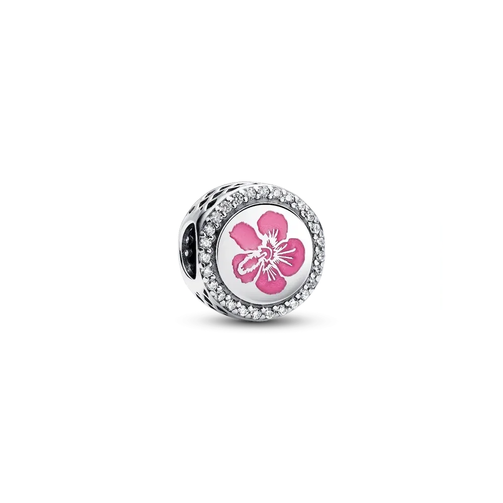 Hawaii Hibiscus Flower Charm