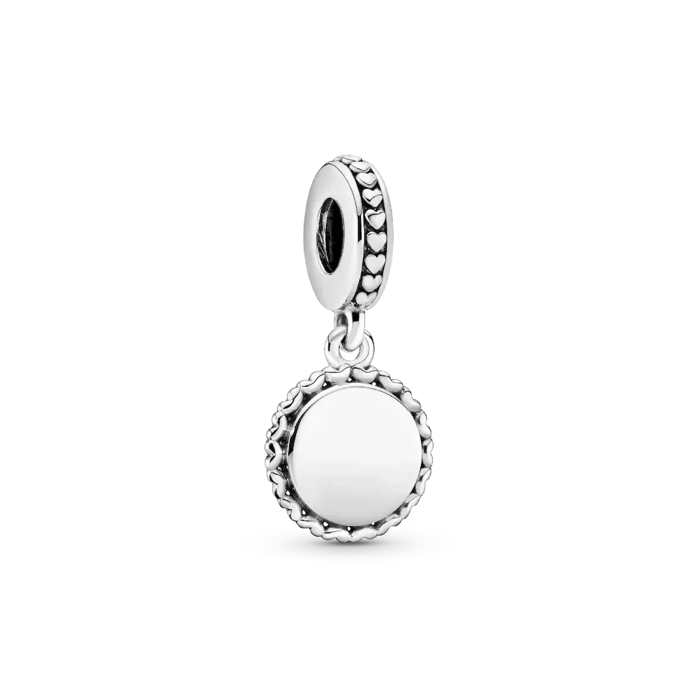 FINAL SALE - Engravable Silver Dangle