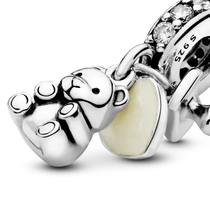 Baby Teddy Bear Dangle Charm - Image 7