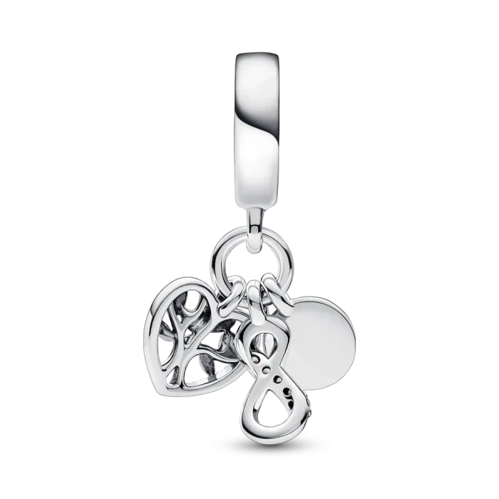 Family Infinity Triple Dangle Charm - Image 5