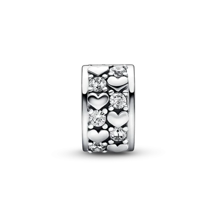 Infinite Hearts Sparkling Clip Charm - Image 4