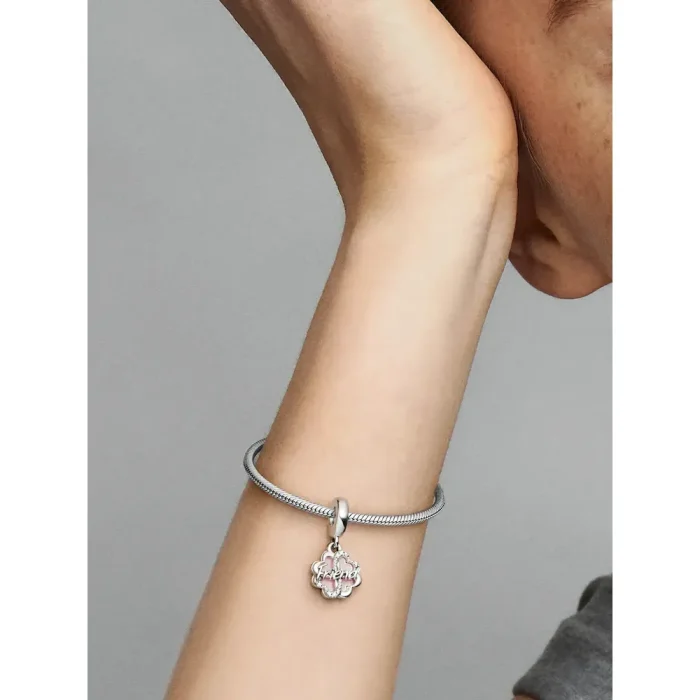 Four-leaf Clover Friendship Double Dangle Charm - Image 2