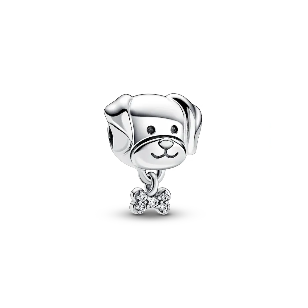 Pet Dog & Bone Charm