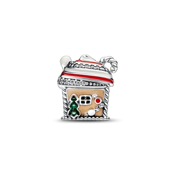 Festive Gingerbread House Charm - Image 4