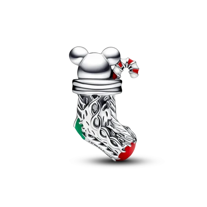 Festive Mouse & Stocking Charm - Image 4