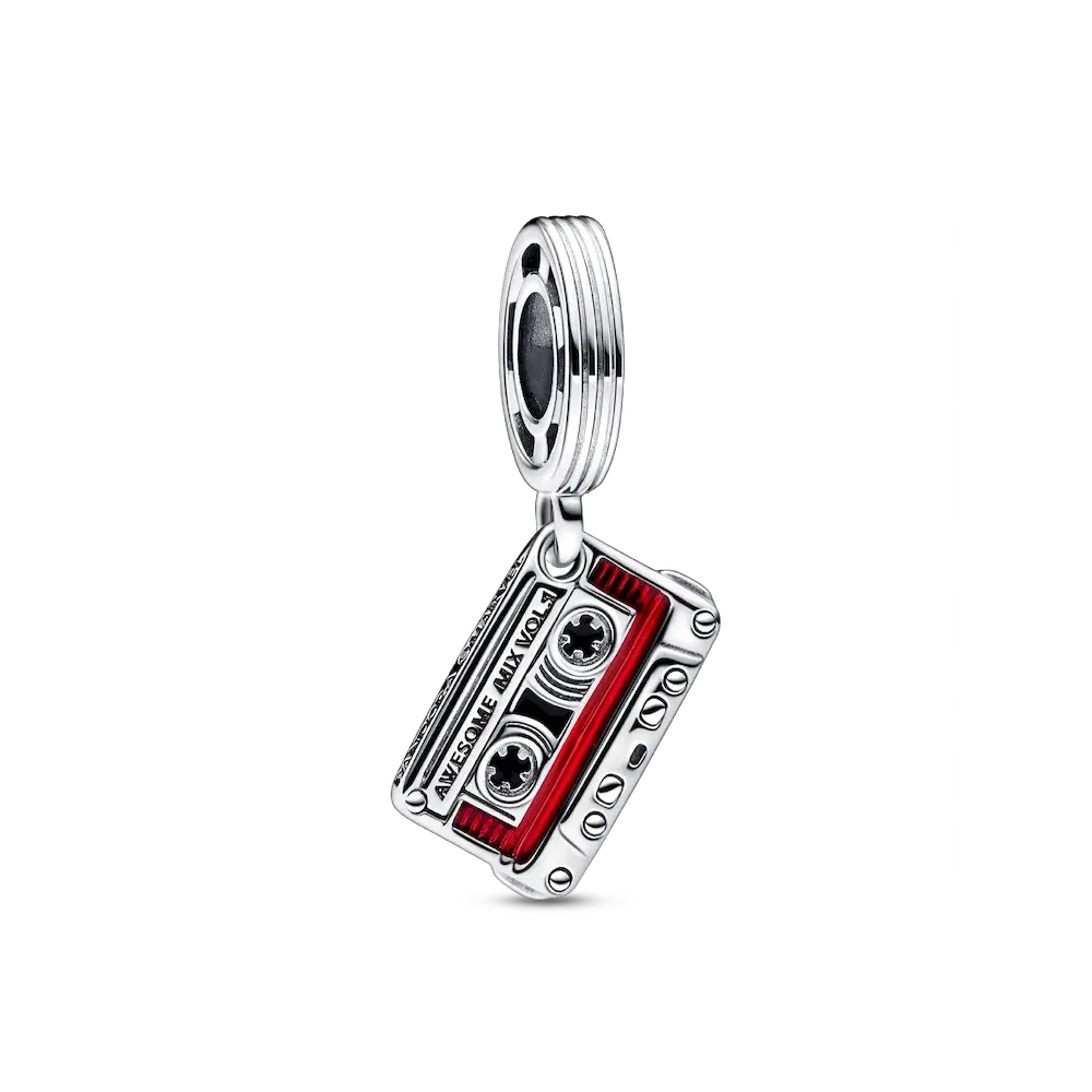 Marvel Guardians of the Galaxy Cassette Tape Dangle Charm