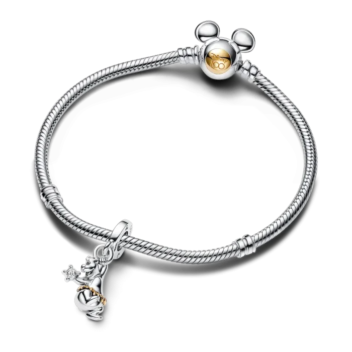 FINAL SALE - Disney 100th Anniversary Baloo Lab-grown Diamond Dangle Charm - Image 4