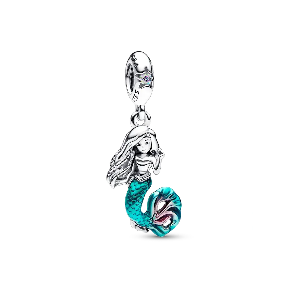 792695C01_RGB.webp Disney The Little Mermaid Ariel Dangle Charm - Image 1