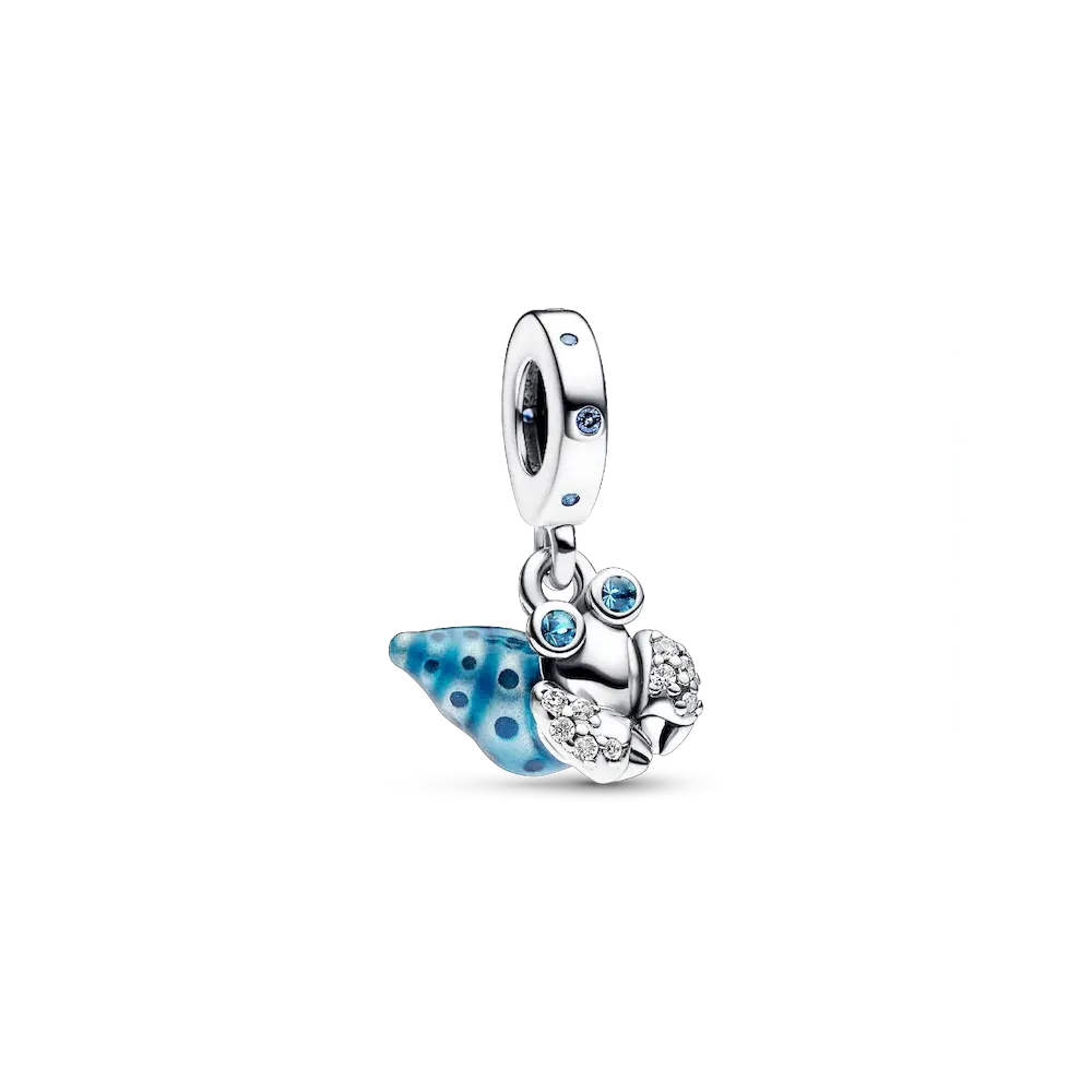 Glow-in-the-dark Hermit Crab Dangle Charm