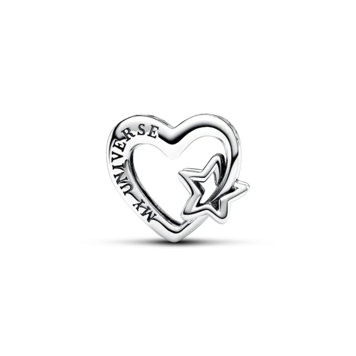 Openwork Family Heart & Star Charm - Image 5