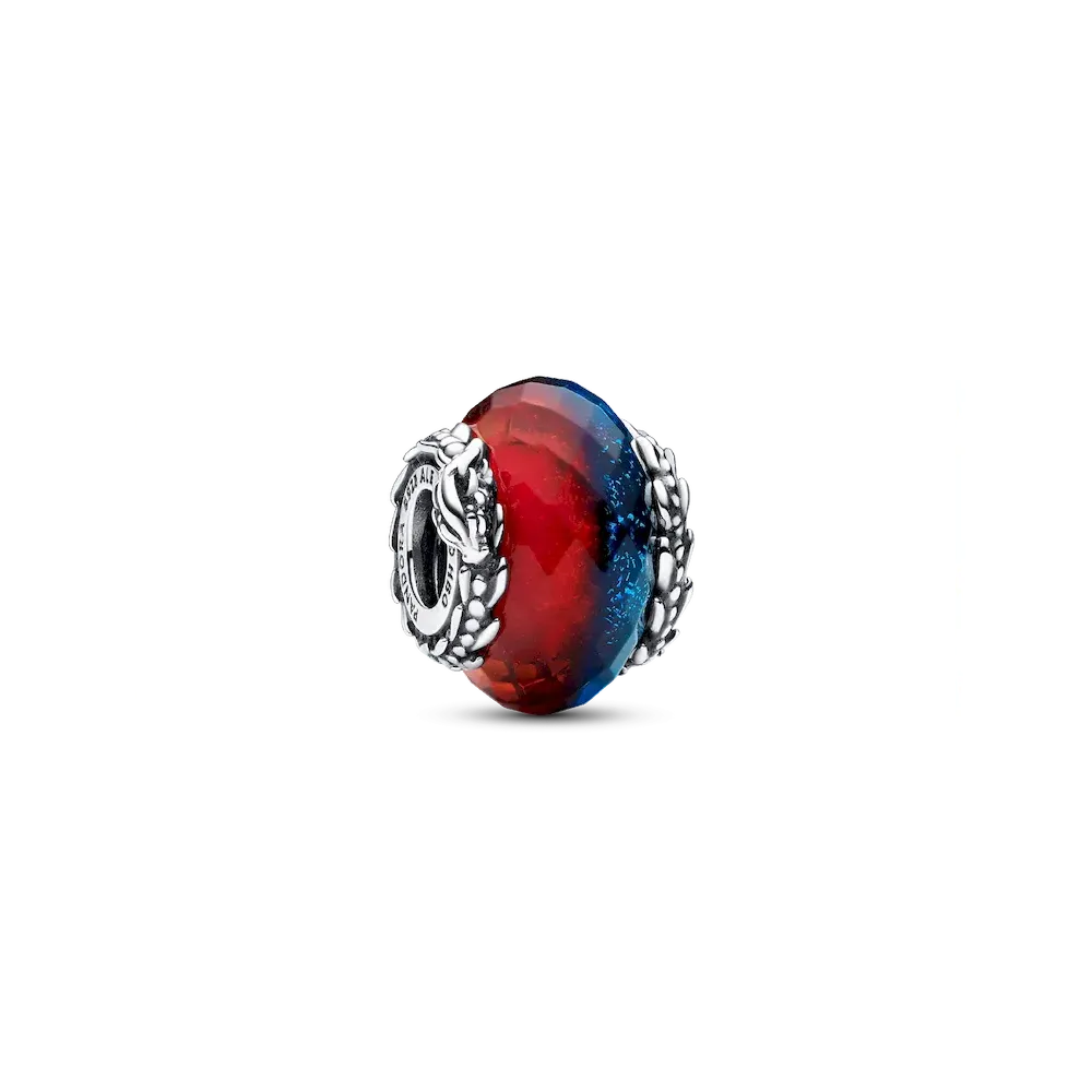 FINAL SALE - Game of Thrones Ice & Fire Dragons Dual Murano Glass Charm