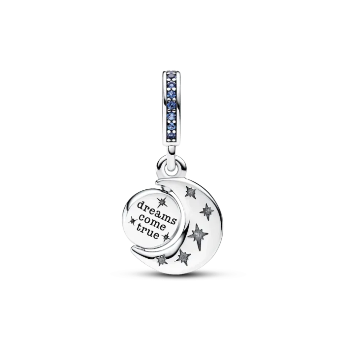 Sparkling Moon Spinning Dangle Charm - Image 4