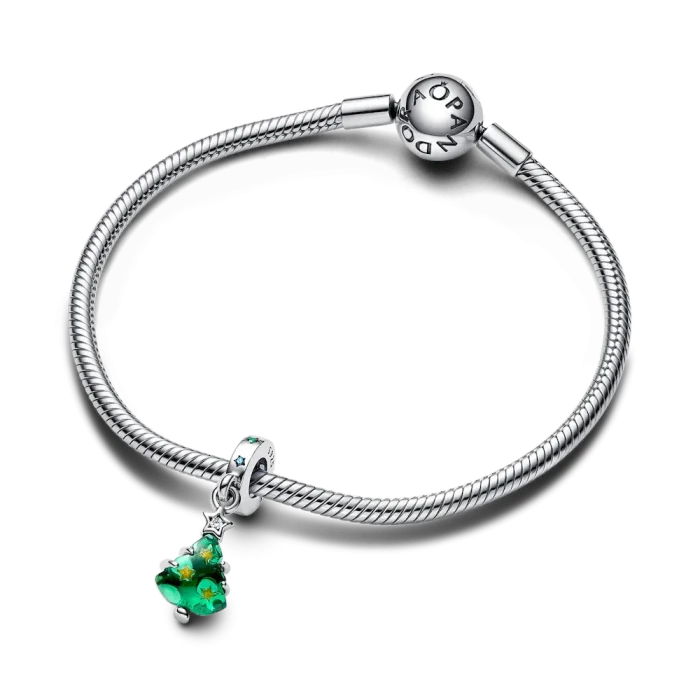 Sparkling Christmas Tree Dangle Charm - Image 5