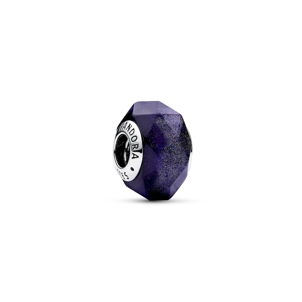 792984C00_RGB.webp Faceted Blue Murano Glass Charm - Image 1