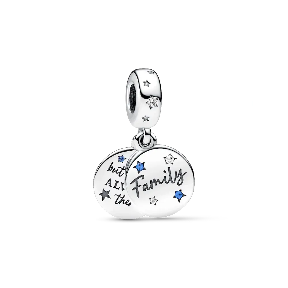 Family Love Double Dangle Charm