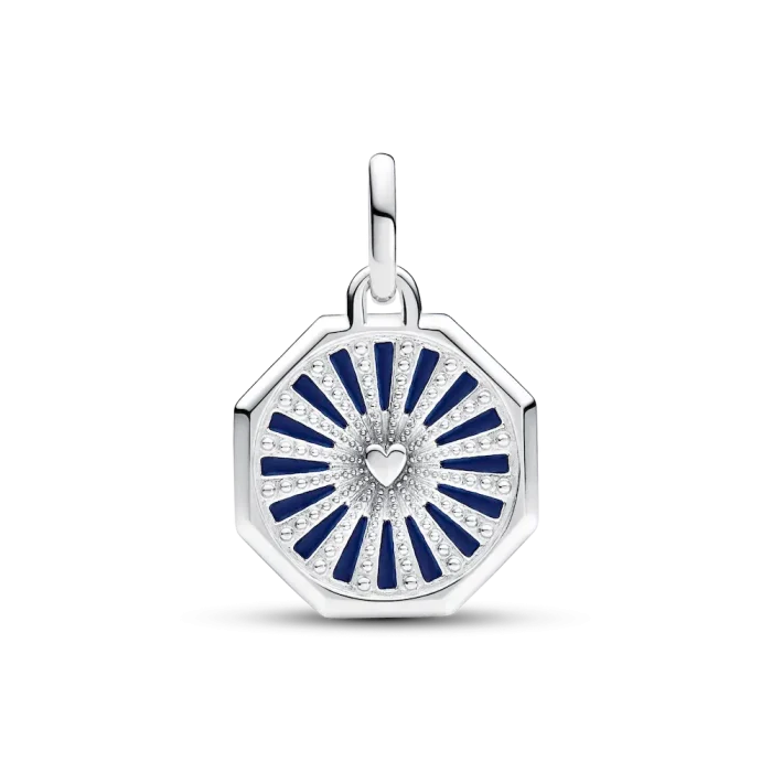 Pandora ME Galaxy Heart Medallion Charm - Image 5