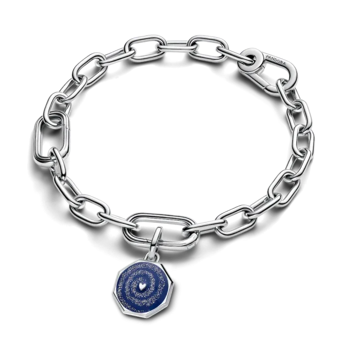 Pandora ME Galaxy Heart Medallion Charm - Image 7