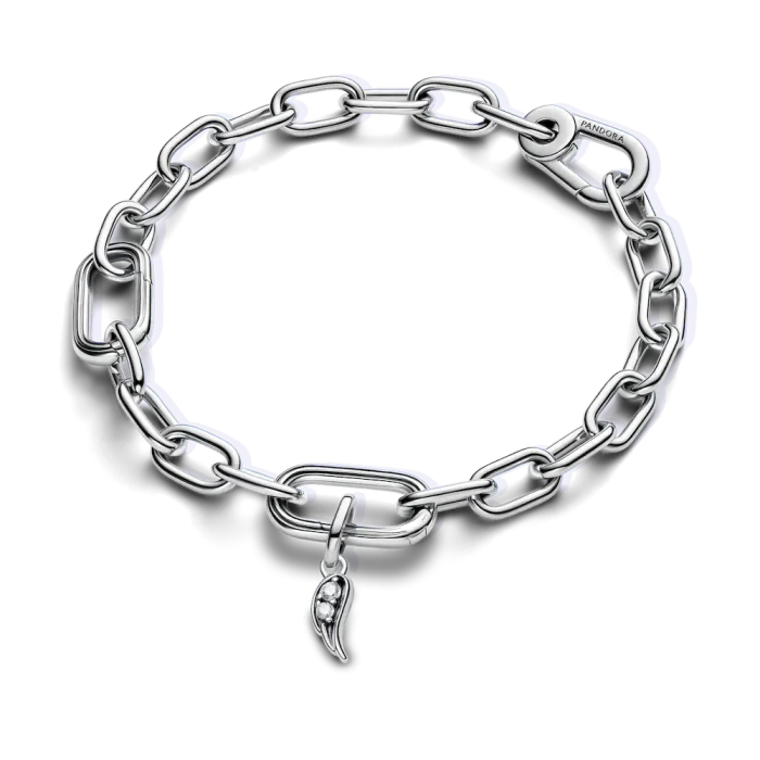 Pandora ME Sparkling Angel Wing Mini Dangle Charm - Image 5