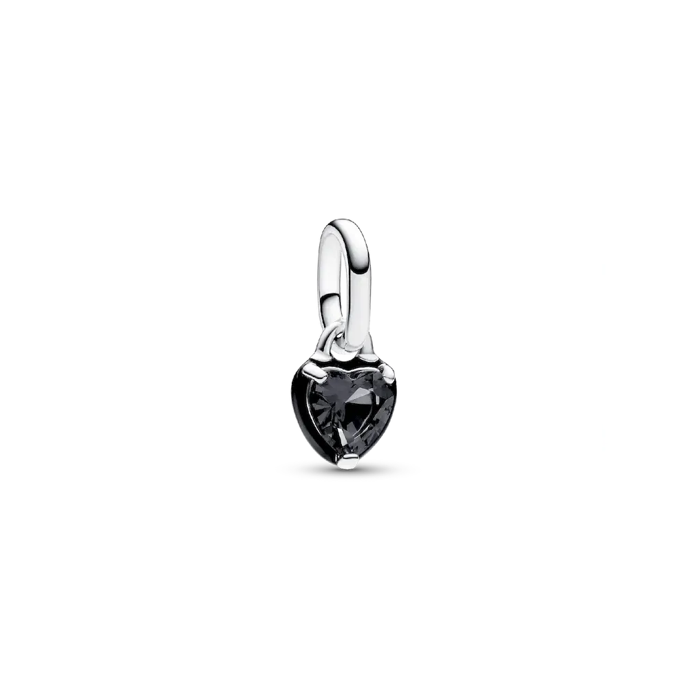 Pandora ME Black Chakra Heart Mini Dangle Charm