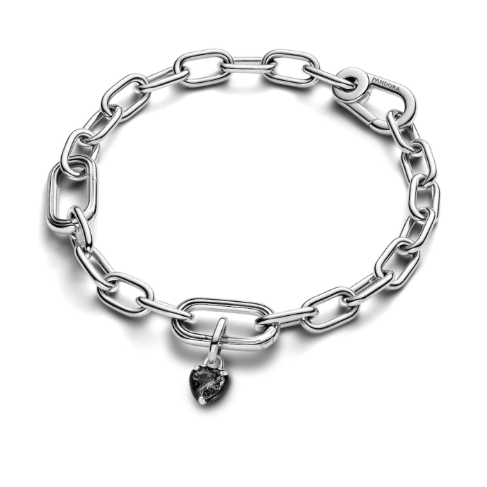 Pandora ME Black Chakra Heart Mini Dangle Charm - Image 6