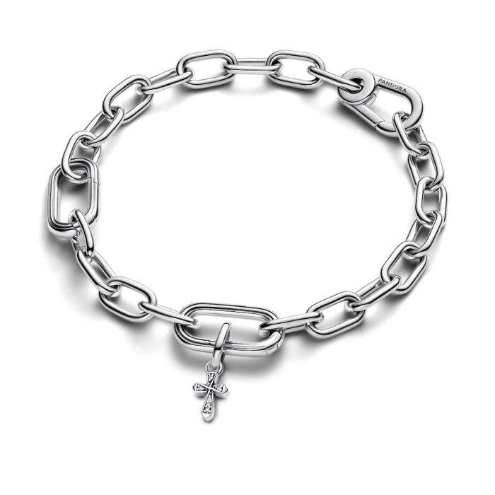 Pandora ME Sparkling Cross Mini Dangle Charm - Image 5