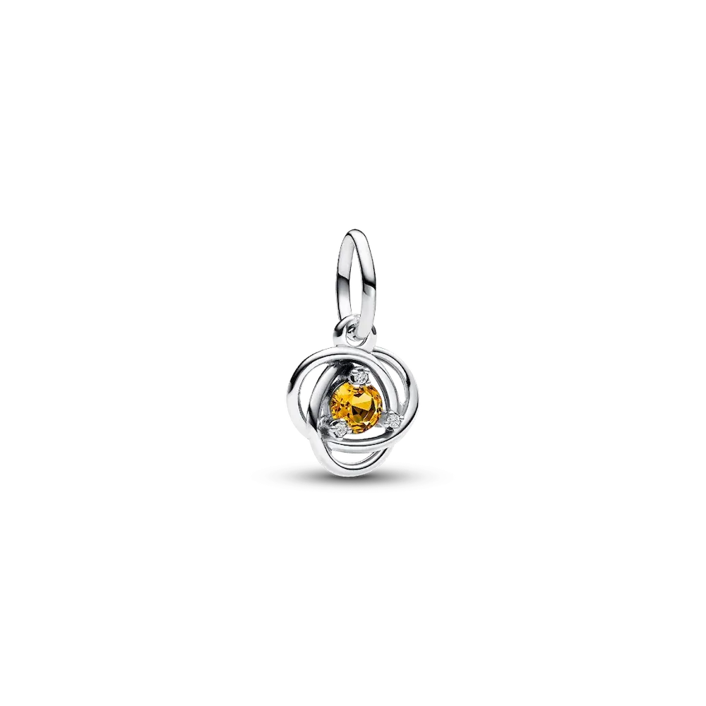 Honey Eternity Circle Dangle Charm