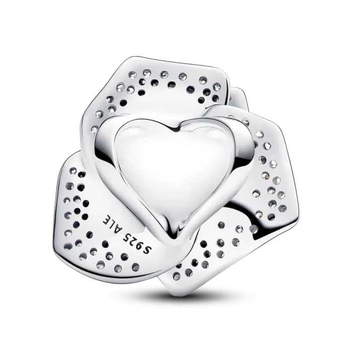 Sparkling Rose in Bloom Oversized Charm - Image 7