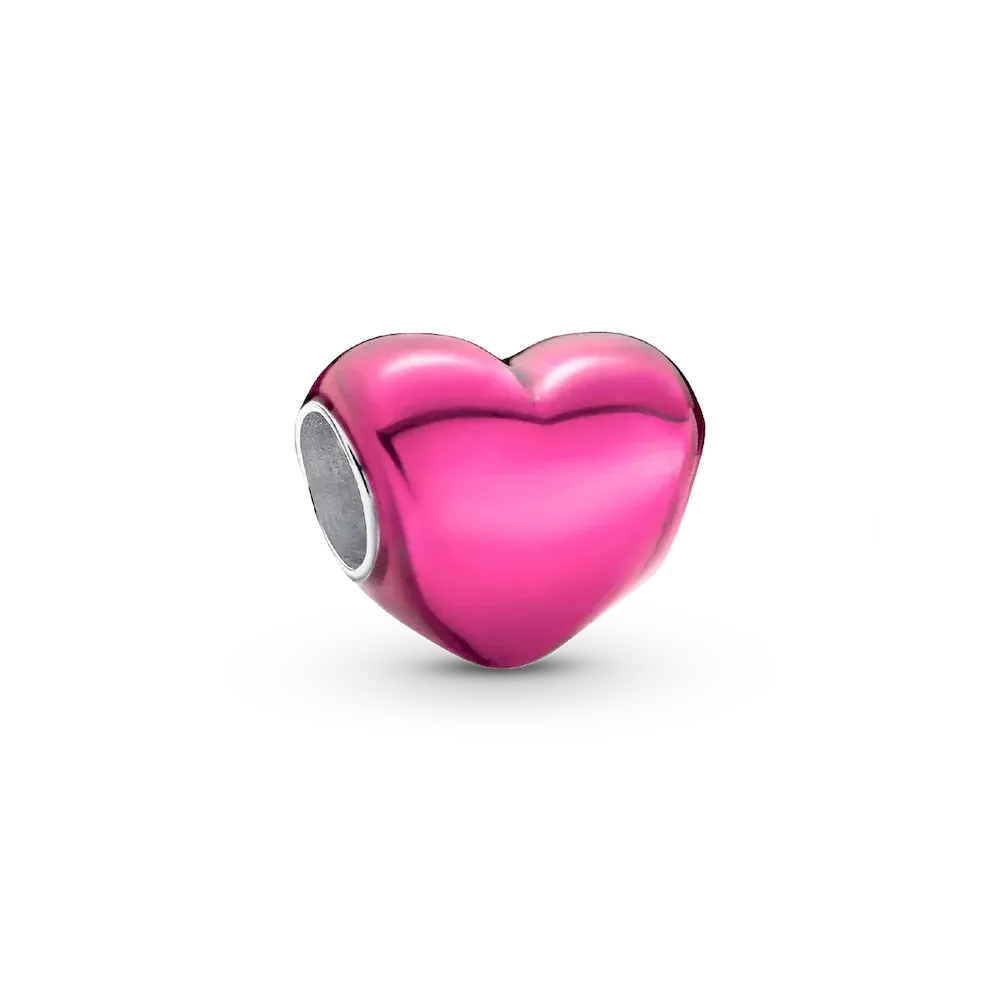 793337C03_RGB.webp Metallic Pink Heart Charm - Image 1