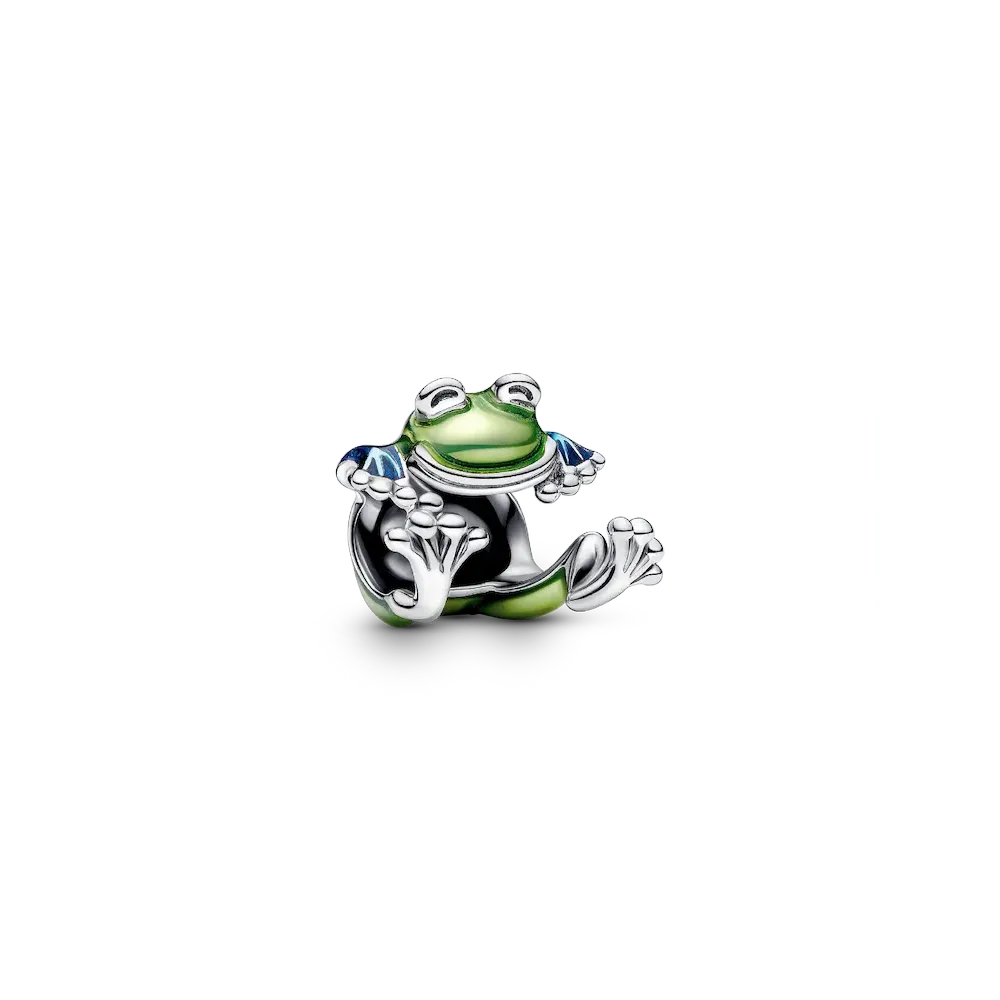 Climbing Frog Charm
