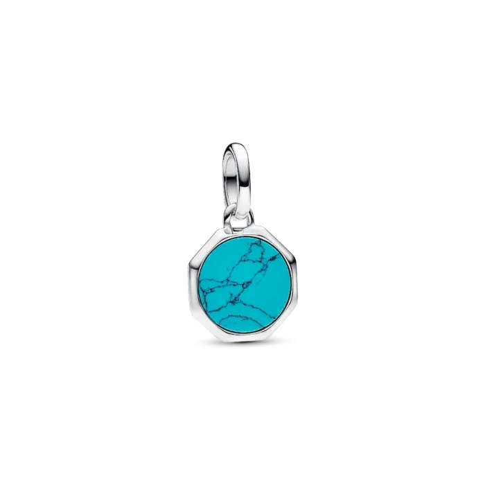 Turquoise Elephant and Heart Charm Bracelet - Image 4