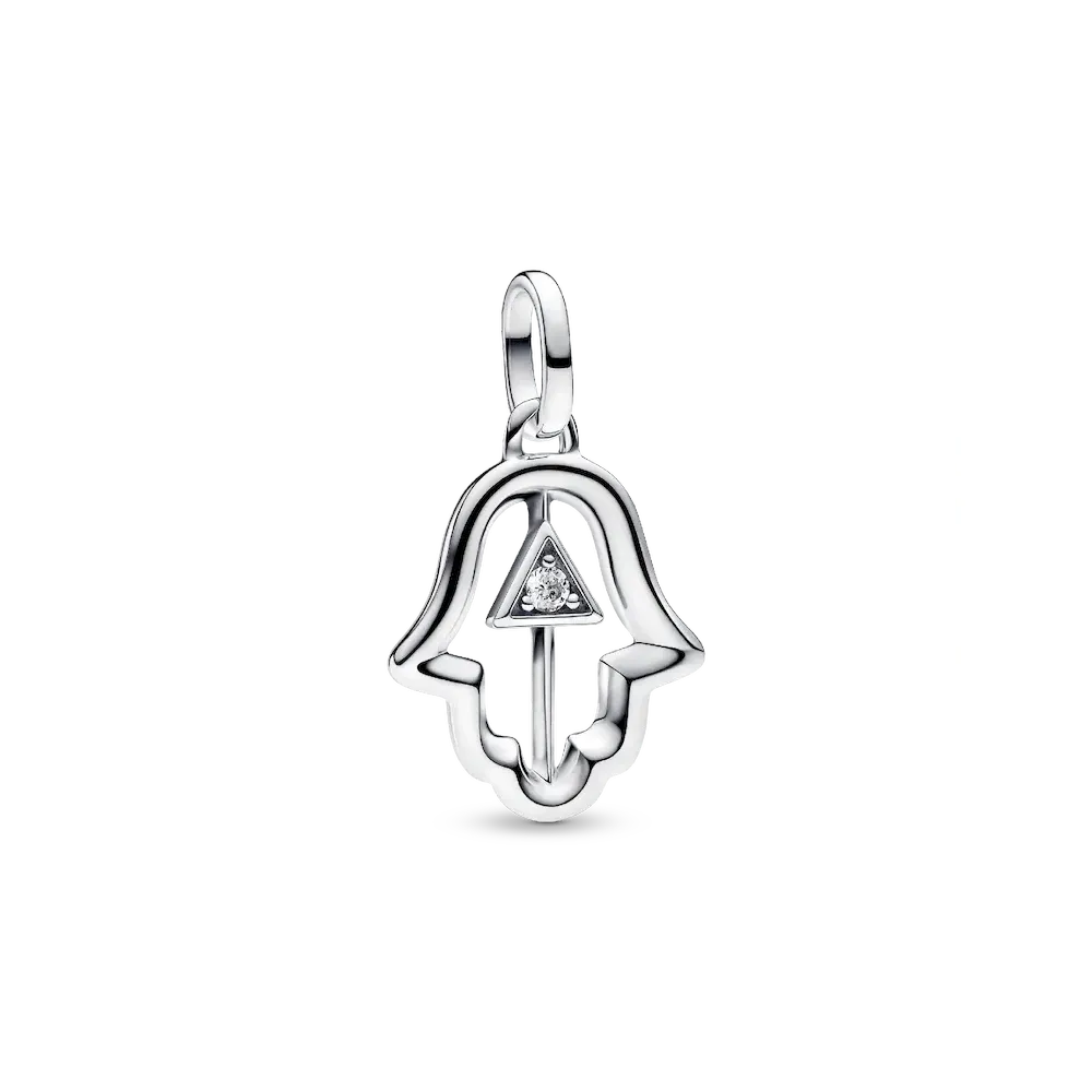 Hamsa Hand Medallion Charm