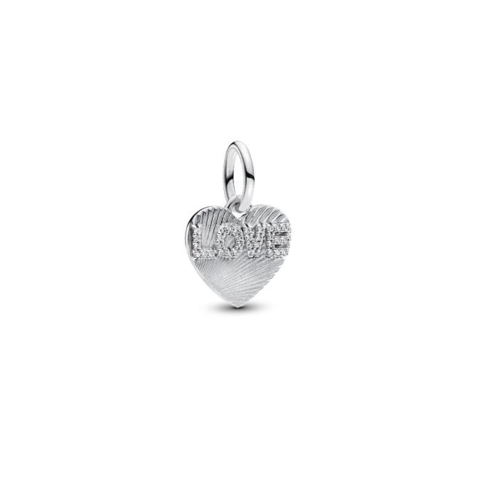 BE LOVE Engravable Love Heart Charm Bracelet Set - Image 2