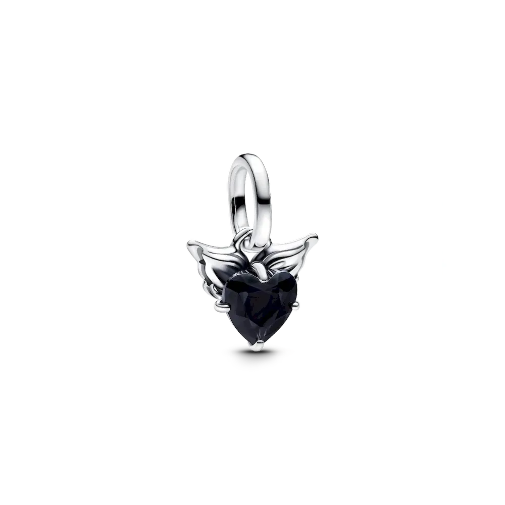 Winged Heart Mini Dangle Charm