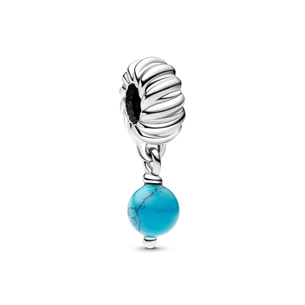 Turquoise-colored Dangle Charm