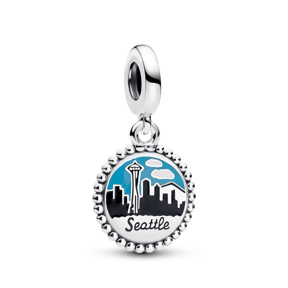 Seattle Skyline Dangle Charm