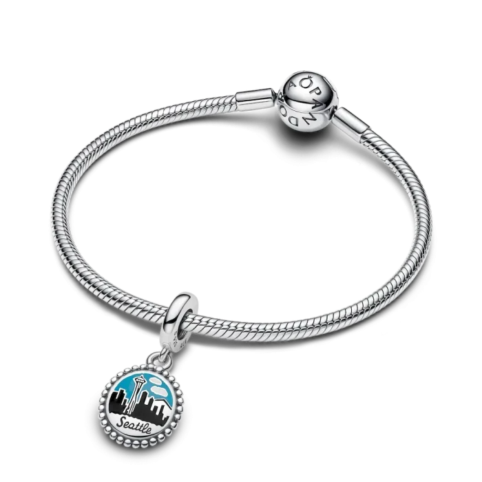 Seattle Skyline Dangle Charm - Image 3