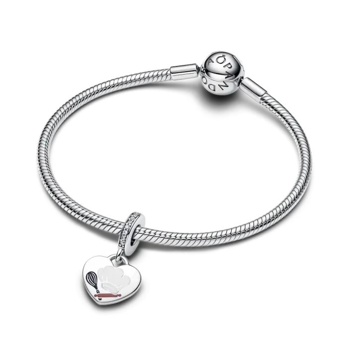 Engravable Baking Tools Heart Dangle Charm - Image 3