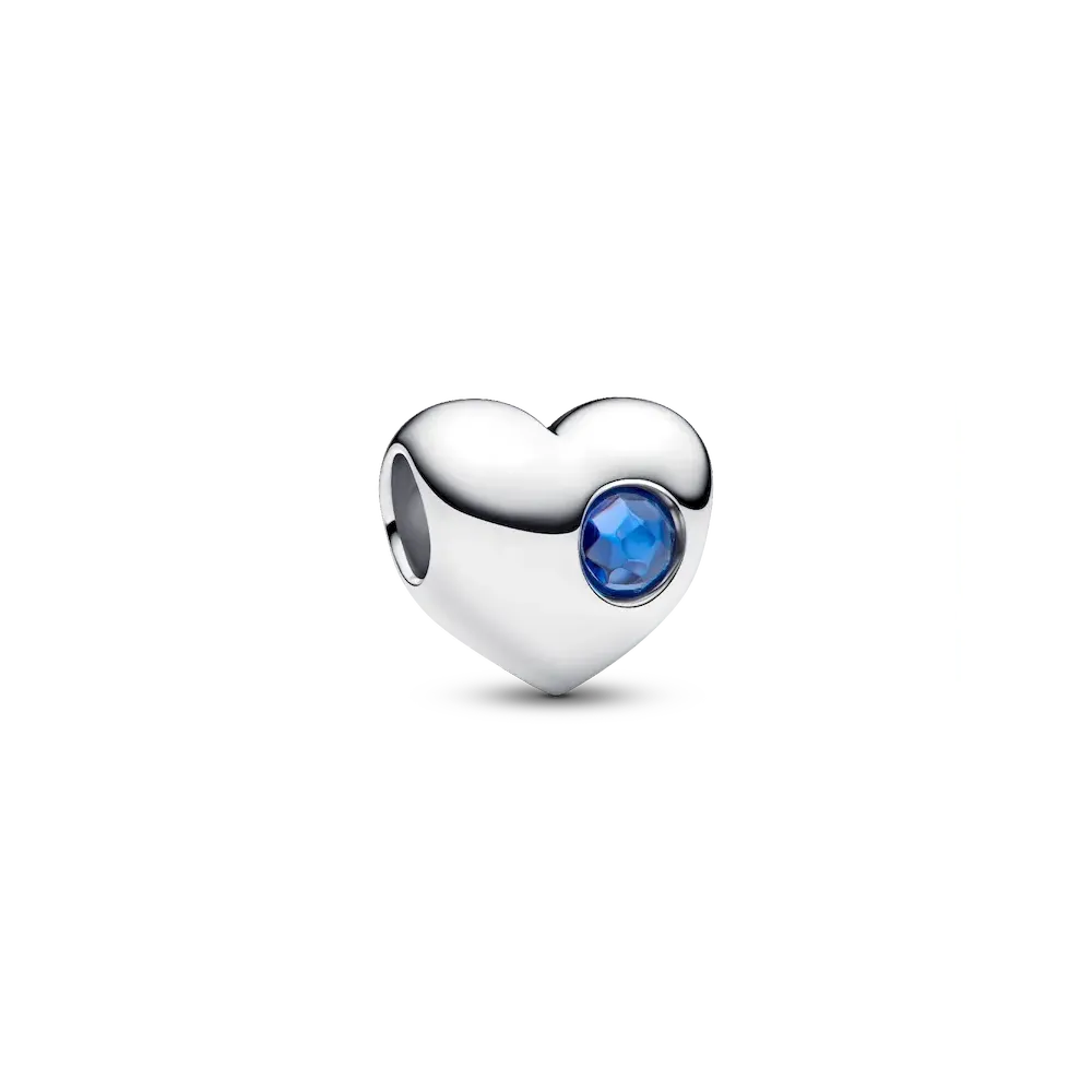 794161C09_RGB.webp Engravable Blue Stone Heart Charm - Image 1