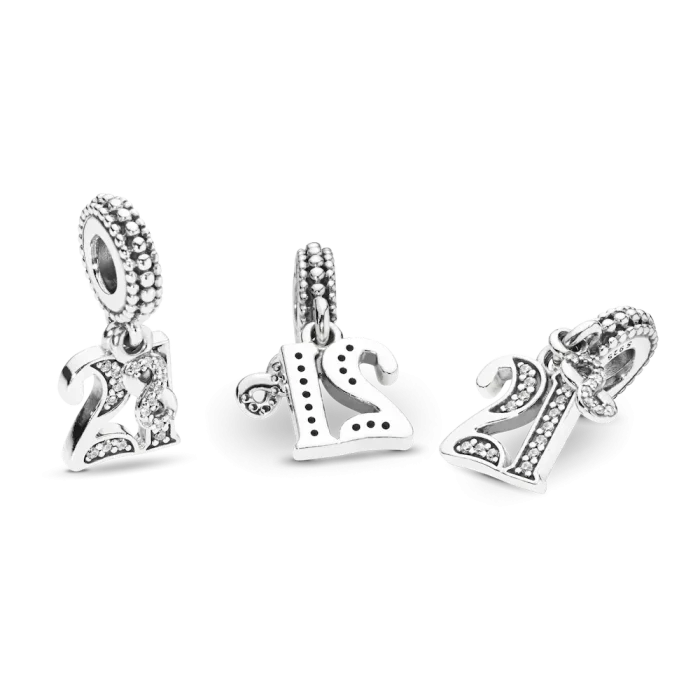 21st Celebration Dangle Charm - Image 5