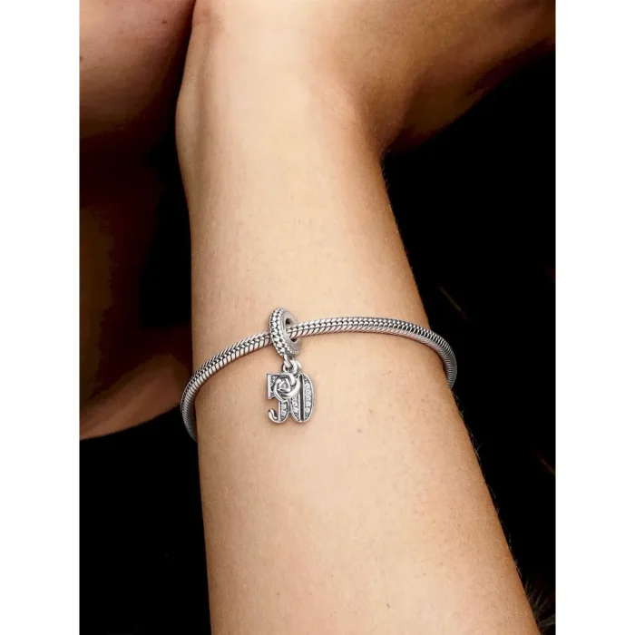 50th Celebration Dangle Charm - Image 2